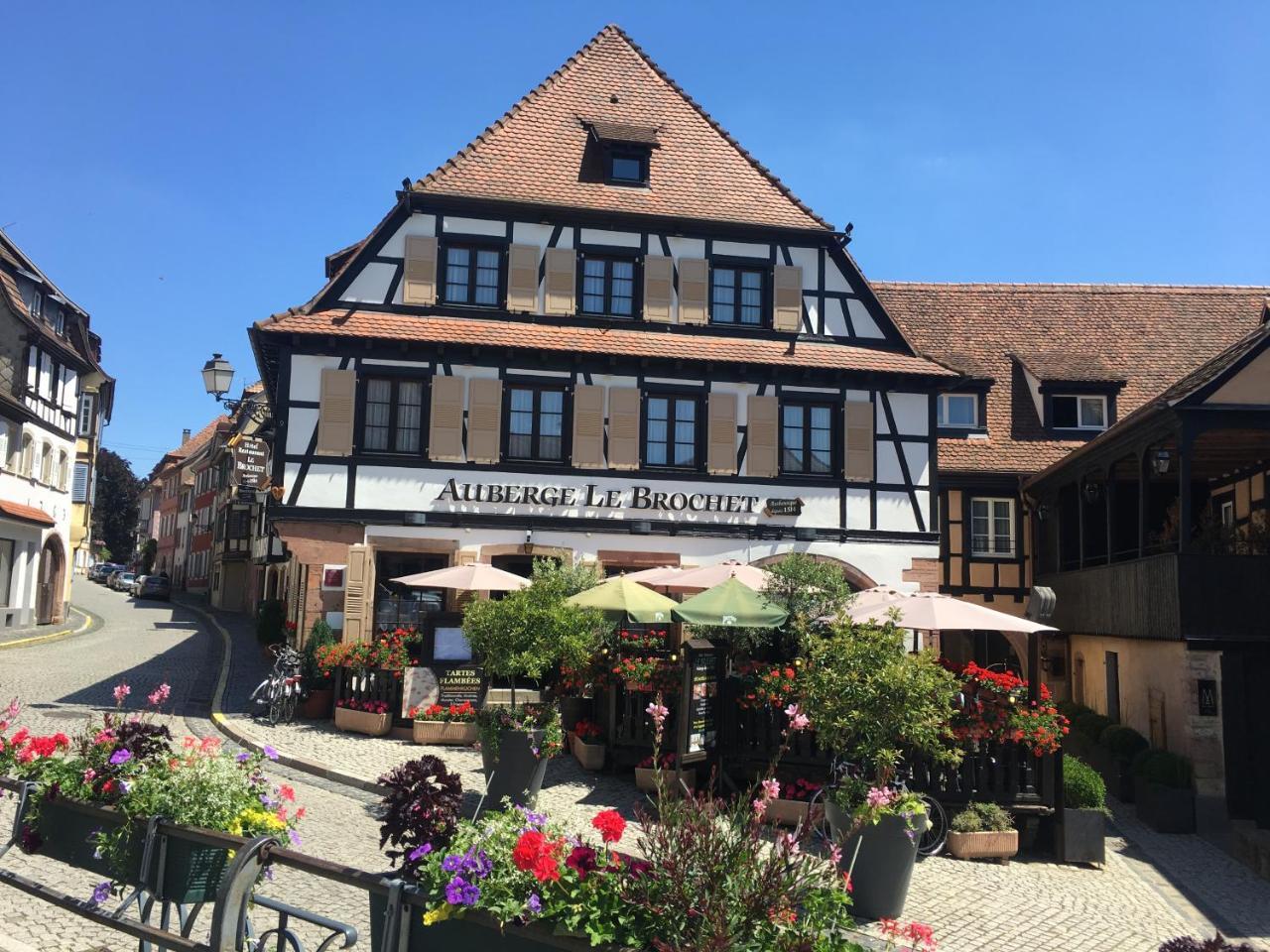 Hotel Restaurant Le Brochet Barr Exterior foto
